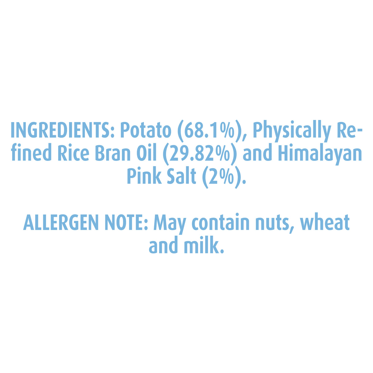 Potato Chips Himalayan Pink salt 80g