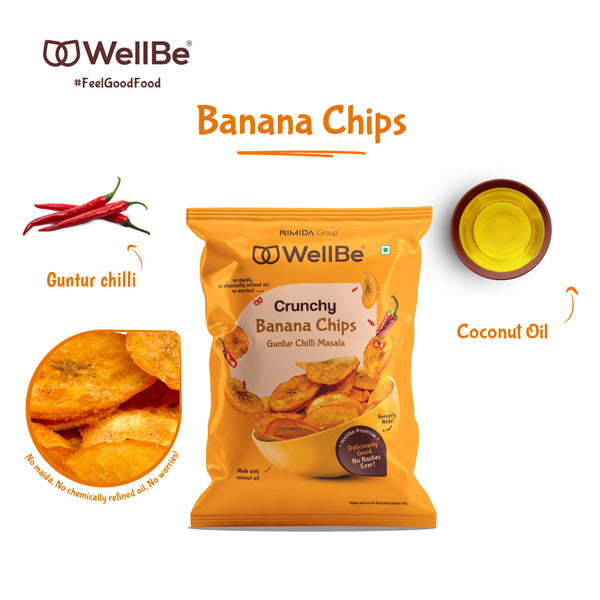 Banana Chips Guntur Chilli Masala 80g