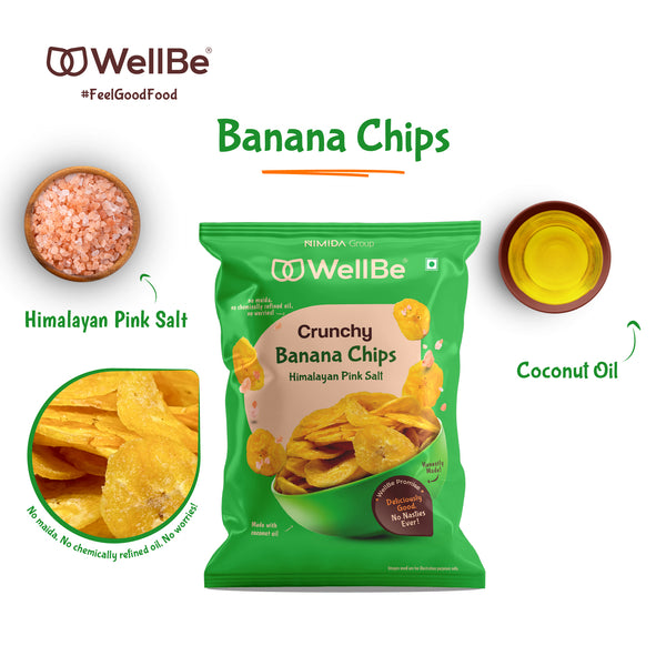 Banana Chips Himalayan Pink salt 80g