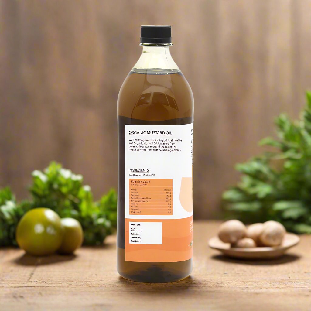 WellBe Organic Mustard Oil 500ml