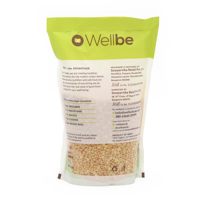 WellBe Organic Tur Dal Unpolished 1 kg