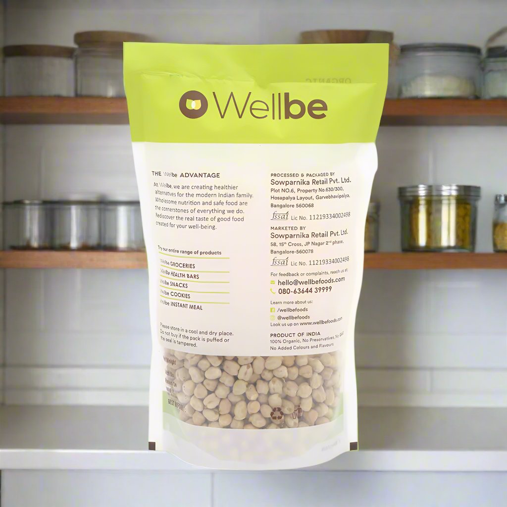 WellBe Organic Kabuli Chana 500gm