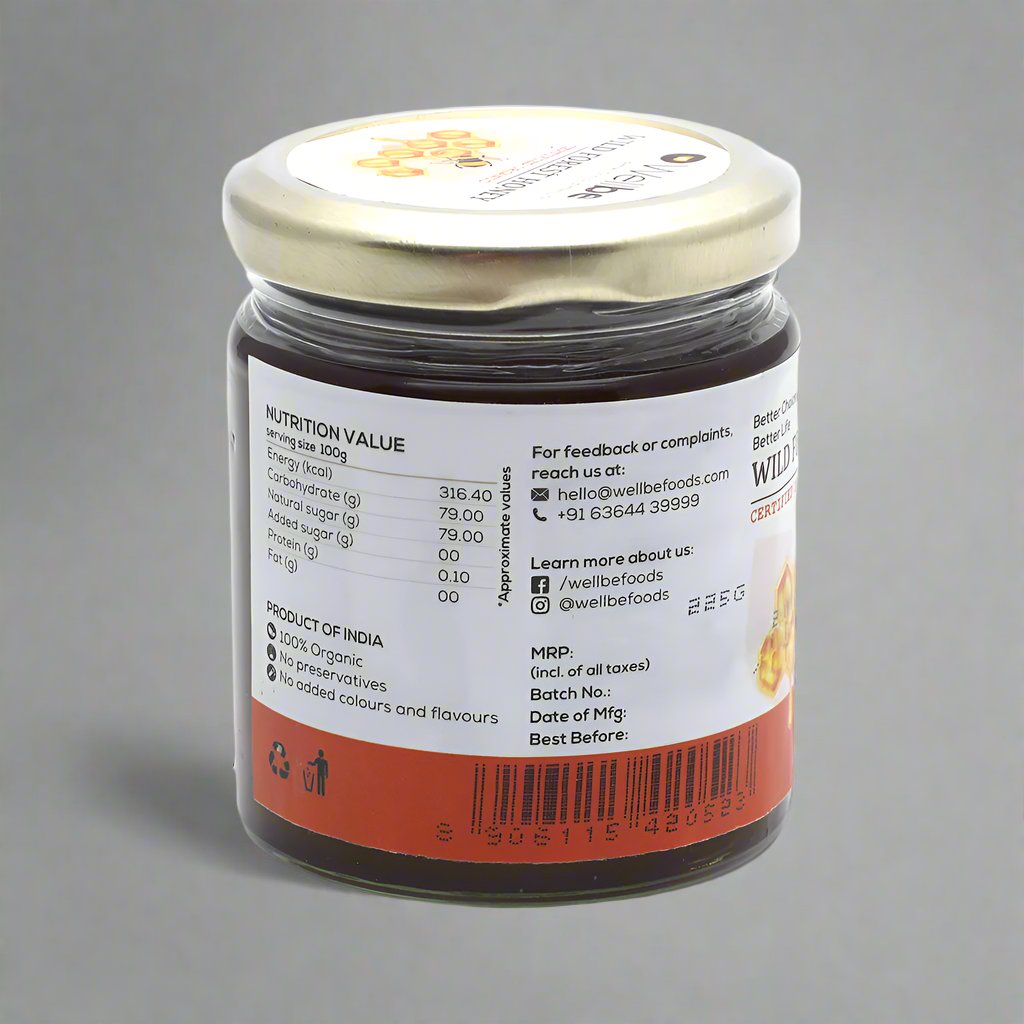 WellBe Honey Wild 225g