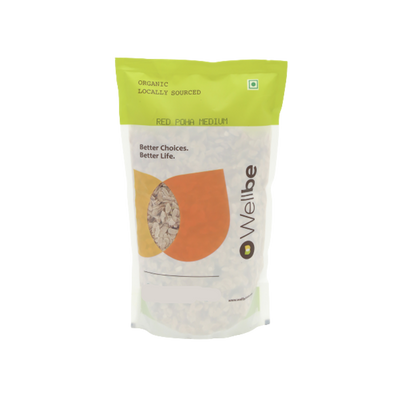 WellBe Organic Red Poha Medium