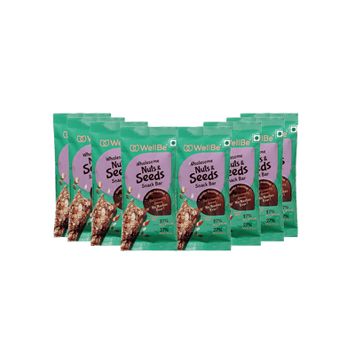 Wholesome Snack Bar - Nuts & Seeds(Pack of 8x35g)